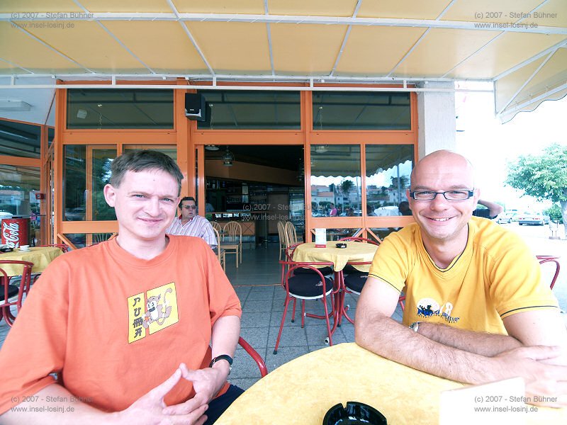 Fr�hst�ck in Malinska auf der Insel Krk