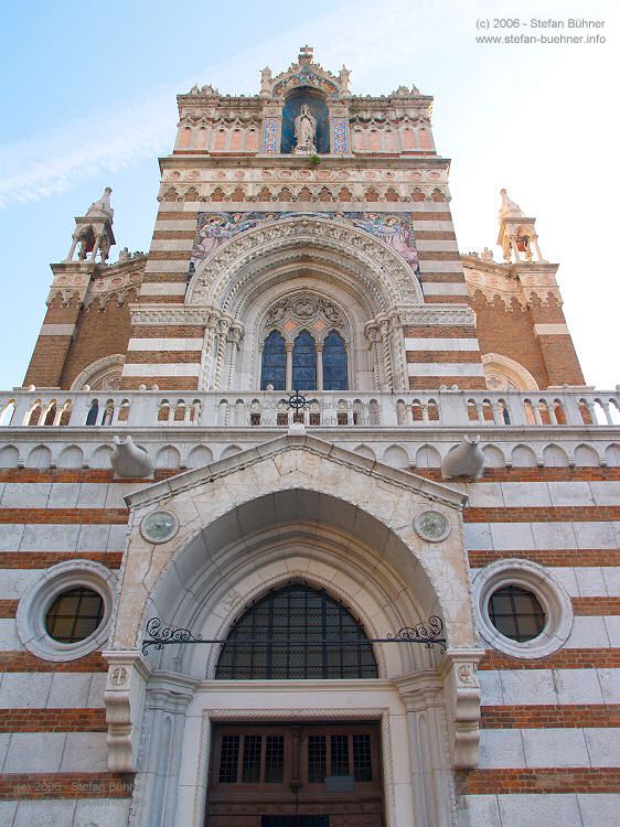 pr�chtige Neugotik - die Kapuzinerkirche am Trg Zabica